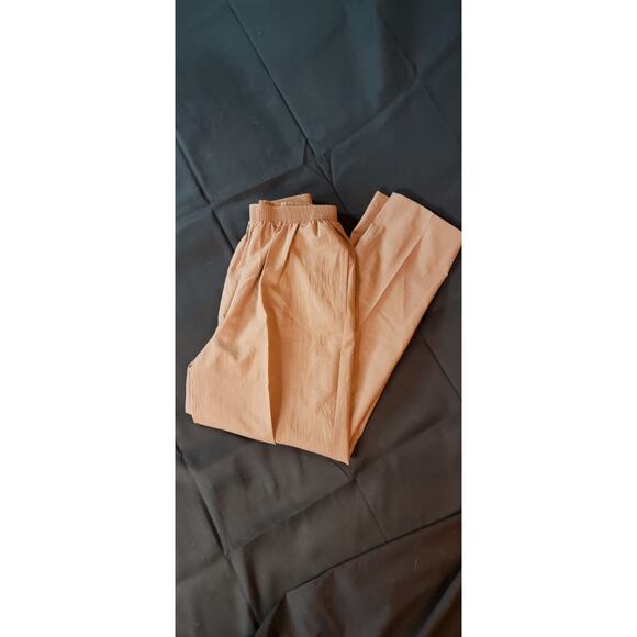 Bonworth 2 Piece Outfit Brown With Floral Embroidered Size Small, Top NWT - Picture 11 of 12